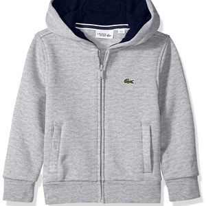 Boys Lacoste Sport Hooded Fleece Sweatshirt
